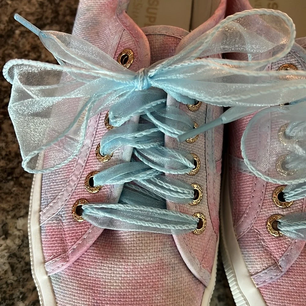 LoveShackFancy x Superga Cotton Candy Sneakers - Picture 9 of 13